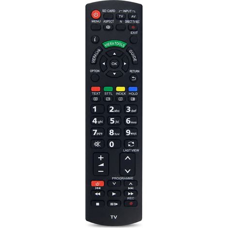 Télécommande TV Compatible avec Panasonic N2QAYB000487 (1/5)