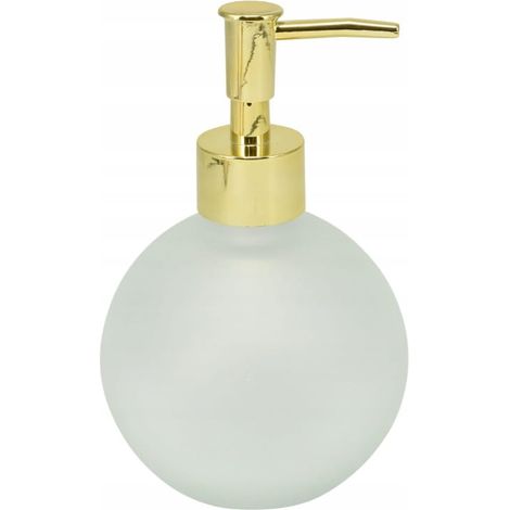 DISPENSER SAPONE IN VETRO COLORI ASSORTITI, ACCESSORI BAGNO