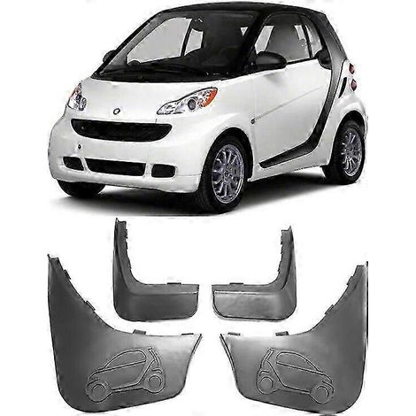 Bavettes de protection avant et arrière pour Smart ForTwo 451 W451 (2008-2015) (1/4)