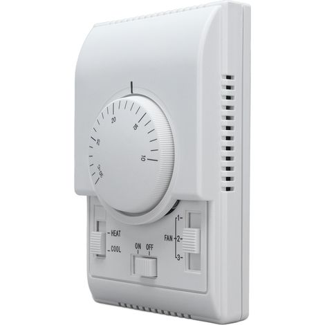 Zentrales Klimaanlagen-Thermostat mit 2-Wege-Schalter (mechanisch) für 110–220 V (1/5)