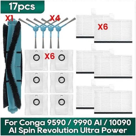 Filtre HEPA pour Cecotec Conga 9590 9990 AI 10090 AI Spin Revolution Ultra Power Home - Pièces détachées (1/5)