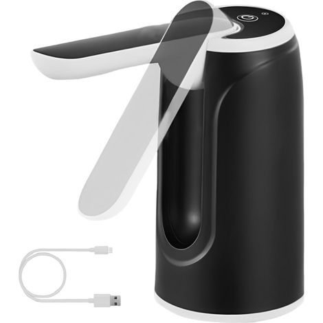 Pompa per acqua potabile - Dispenser automatico da tavolo per bottiglie d'acqua Dispenser salvaspazio per bottiglie d'acqua con tubo in silicone e ricarica USB Pompa per bottiglie d'acqua (1/5)