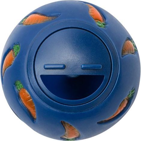 Balle à friandises, balle à goûter pour cochons d'Inde, lapins, hérissons et autres petits animaux de compagnie (taille S, bleu) (1/5)