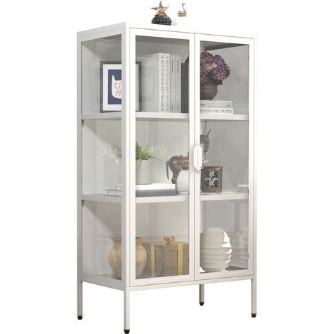 Escaparate de vidrio de acero Floka M 110x60x35 - VCM
