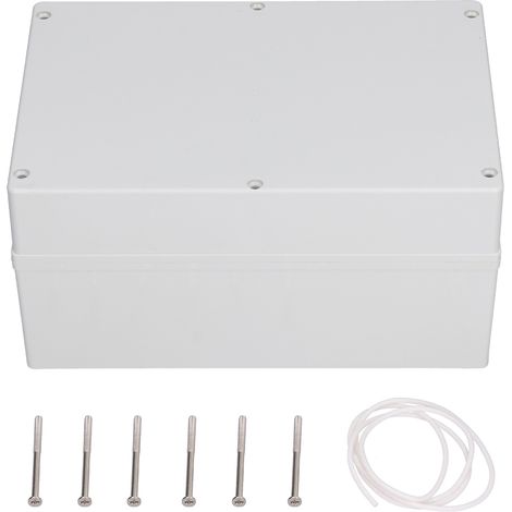 Power Junction Box ABS Waterproof Enclosure DIY Electronic Project Plastic Case 240x160x120mm