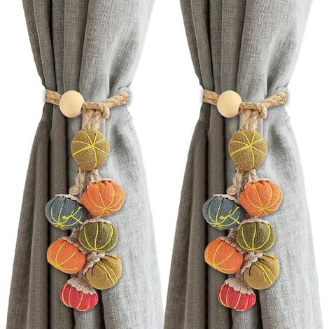 Embrasses Rideaux Accessoires déco Rideau 2 pièces Embrases Corde Modernes Pour Rideaux Pour Décoration Extérieure Festive Halloween Chambre Enfant Chambre (1/5)