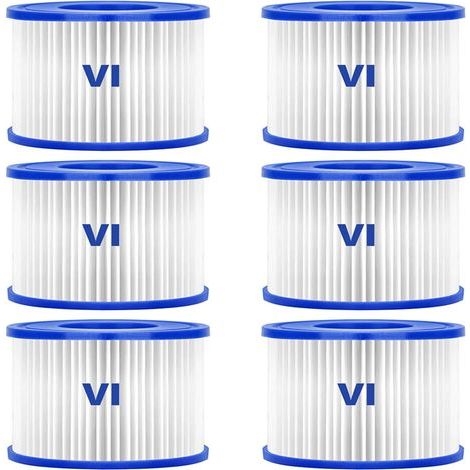 Lot de 6 cartouches de filtration pour spa gonflable Lay-Z-Spa-ARCAN (1/5)