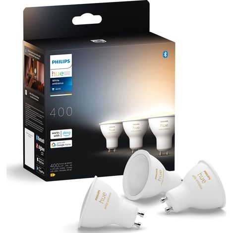 Philips Hue White ambiance GU10 - faretto connesso - (confezione da 3) (1/5)