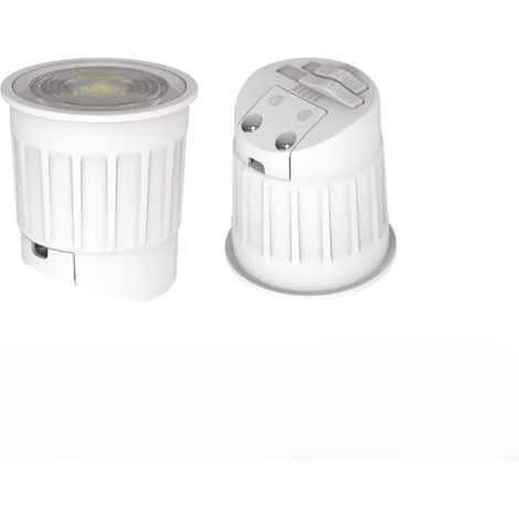 Lampe Led Dichroïque 230V Dimmable 6W-8W-10W Puissance Réglable 5Cct 3000K-6500K Angle 105° Fixation À Vis Haute Efficacité Énergétique Seo (1/4)