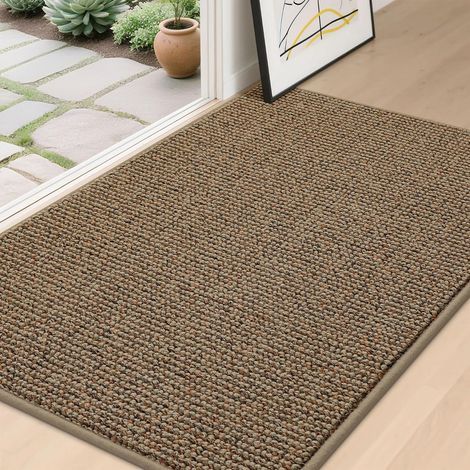 1 Tapis D'entrée 80x120cm, Lavable Machine, Antidérapant TPR, Pour Entrée Salon Couloir (1/5)