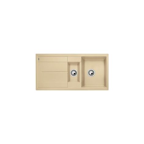 EVIER BLANCOMETRA 6S 1 CUVE 1/ 2+EGOUT CHAMPAGNE BLANCO 513943 (1/2)
