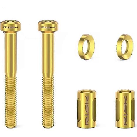 Vis de fixation RISK M5x40mm pour support de compteur de vélo de route/VTT, support de compteur de vitesse sur potence, vis de fixation B (1/5)
