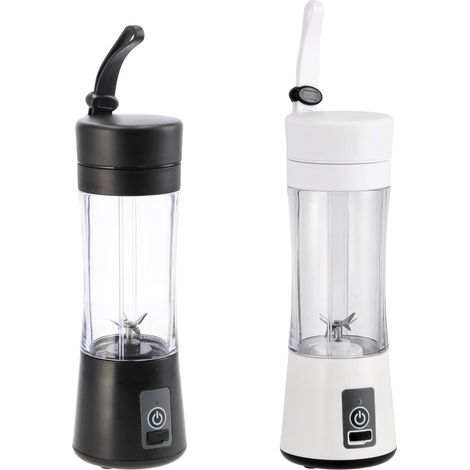 Regalo Italiano Frullatore Portatile Ricaricabile 380 ml D 8 Cm H 24 Cm – Mini Blender USB per Smoothie e Frullati Assortito 1 Pz