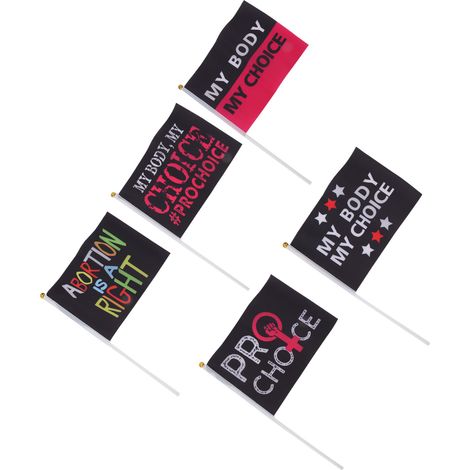 Drapeau Féministe 10 Pièces pour Extérieur - Décoration Jardin Droits des Femmes et Pro-Choice (1/5)