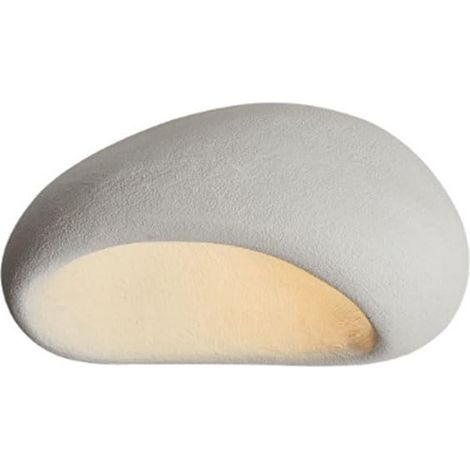 AUTRUCKER Plafonnier de style nordique, modèle avec lampe tricolore à changement de couleur, éclairage intérieur décoratif, idéal pour les chambres, E27.45CM (1/3)