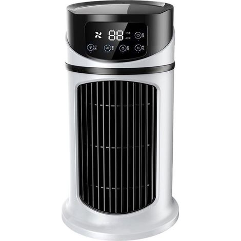 Ventilateur de climatiseur portable USB avec humidificateur, contrôle d'écran tactile à 6 niveaux, fonctionnement silencieux, réservoir d'eau de 300 ml pour refroidir et hydrater l'air (1/4)