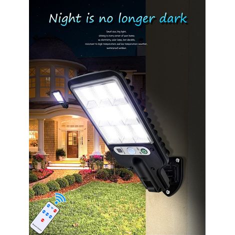 Jandei - Farola solar 800lumenes 108COB con sensor con mando (1/5)