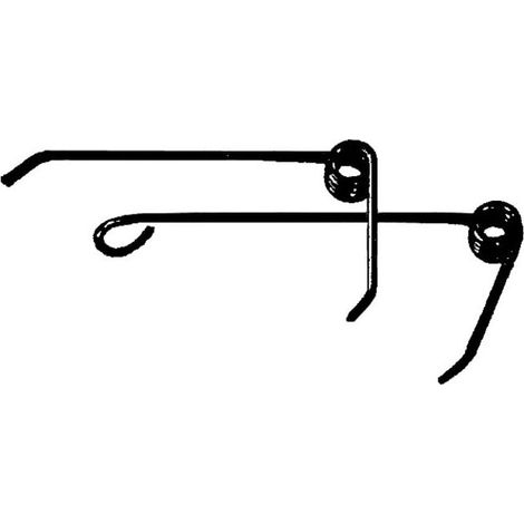 HELLERMANNTYTON Ressort pour pince à colliers, type : 2