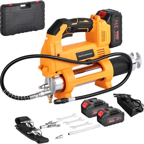 Pompe à Graisse Électrique 10000 PSI 2 Batteries 3000mAh 400cc (1/5)