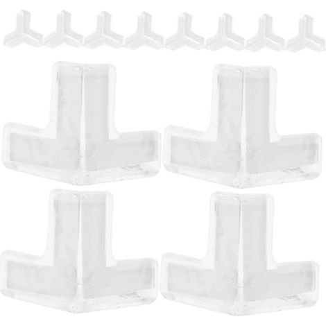 12 protège-coins de sécurité, transparent, pour salon et maison (1/5)