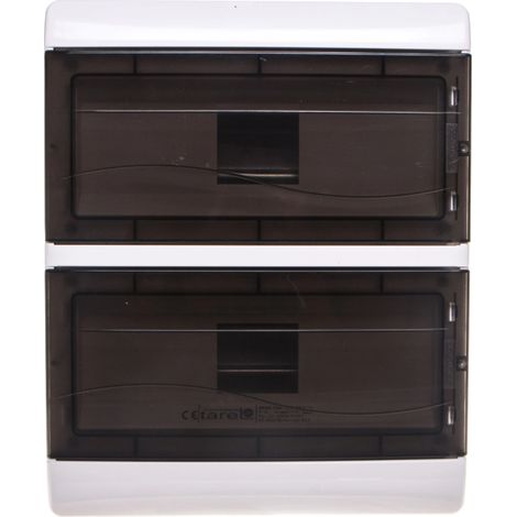 Quadro di distribuzione modulare 2x13 morsetti PE e N per montaggio superficiale 4x16+10x10mm2 IP40 6664-126
