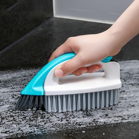 Brosse de nettoyage pour piscine, pour les parois, le fond, les marches et les carreaux, utilisation manuelle dans les spas, les lacs, les fontaines et les baignoires-AquaForge (1/5)