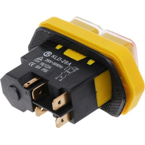 DTEKGAZ - KLD-28A 16A 250V 5-poliger elektromagnetischer Schalter 5000W Hochleistungsschütz mit Selbstverriegelung Industrieller Nullstromregler