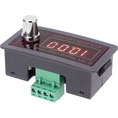 Générateur de signal 0-10V réglable, module de contrôle de fréquence pour automate PLC, tension variable 15-30VDC, instrument de mesure industriel (1/5)