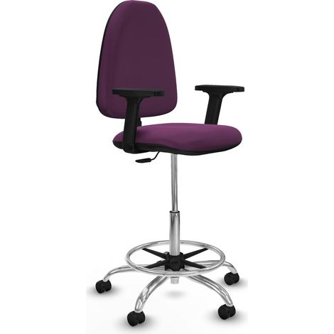 Sedia da Ufficio Piqueras y Crespo B2D05RF Viola Alta (1/5)