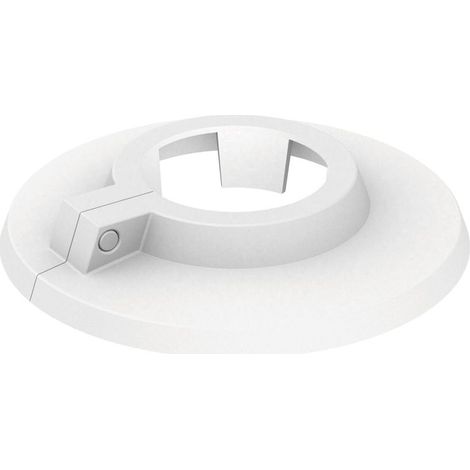 Weißer PVC-Abschlussrosette 16mm Rkw - Flamco