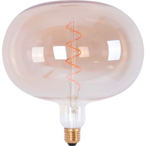 Barcelona Led – Ampoule filament décorative E27 R220 – 4W dimmable – 200 lm blanc extra chaud – Verre or – Angle 360°
