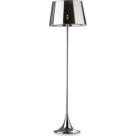 Ideal Lux London Cromo - Lámpara de pie 1 luz Cromo, E27