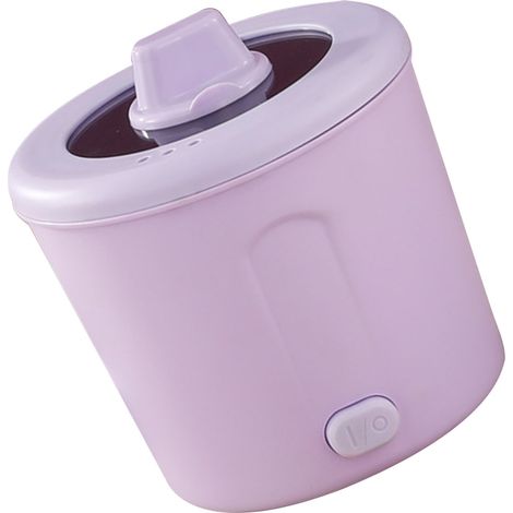 Petite Casserole Électrique Mini Résidence Étudiante Voyage Multifonction Petit Réchaud Électrique Prise UE Violet (1/5)
