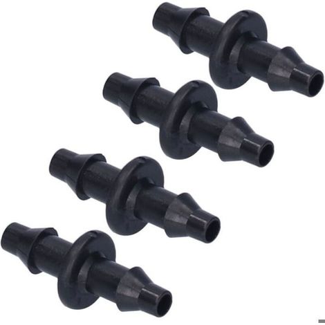 Raccord 4/7 À 2 Voies - Pour Système D'irrigation Goutte À Goutte - Jardinage Extérieur - Lot De 100 Pièces (1/5)