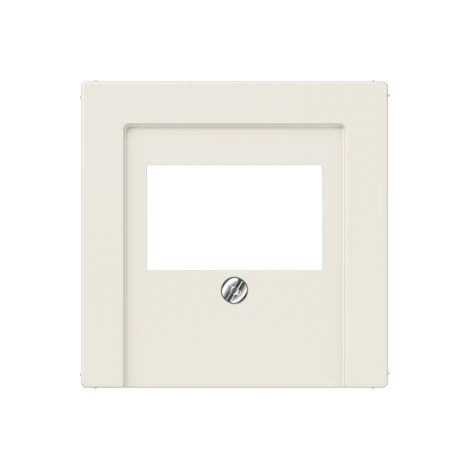 Jung Tapa para cajas de conexión TAE, 1fach, duroplástico, Serie AS, weiß A 569 PLT