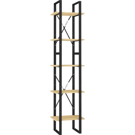 Maison Exclusive - Bücherregal 5 Fächer 40x30x175 cm Massivholz K