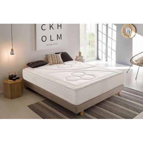 Colchón Viscoelástica Quantum Alta Densidad  Viscoelástico  Alta Densidad  Transpirable - 80x190 cm - Moonia