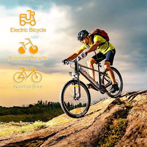 1 par de pedales para bicicleta de montaña, antideslizantes, reflectantes, de color negro, aptos para bicicletas de montaña y de carretera. (1/5)