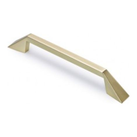 Poignée Right 6841 - talla Or brossé. 168x8x28mm. Entraxe 128mm.