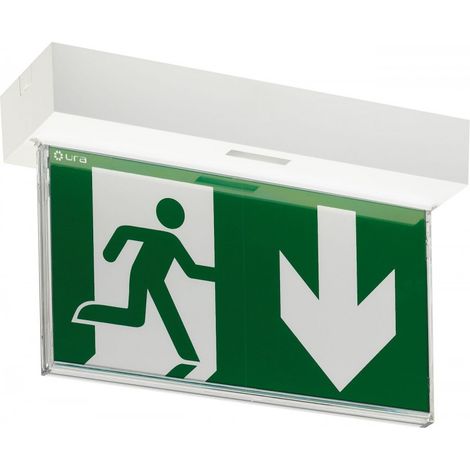 Éclairage de sécurité autonome Uralife V SATI Connecté – 45lm/1h – IP43/IK07 – Installation plafond encastrée ou saillie – Batterie LiFePO4