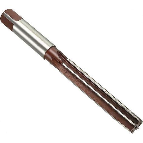 Alésoir manuel de 15 mm en acier à outils allié H8, 6 cannelures droites, outil de fraisage manuel (1/4)