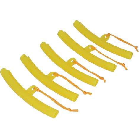 Lot de 5 protections de jante universelles et très élastiques pour motos et vélos, 20 cm / 7,87 pouces (1/5)