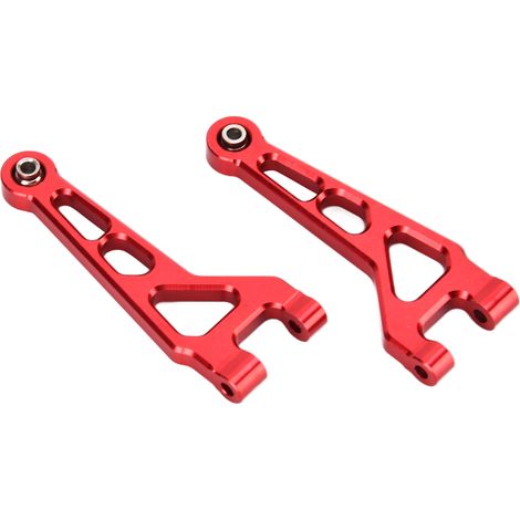 Bras de Suspension Avant Rouge en Alliage pour RC 1/16 HBX 16889 - 2 Pièces (1/5)