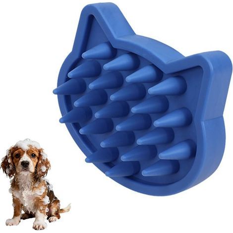 Schöne Toilettenbürste für Tiere – Toilettenbürste für Hunde und Katzen, ideal für das Bad, die Massage für den Körper, die Körperpflege und die Beseitigung von Todsünden. (1/5)