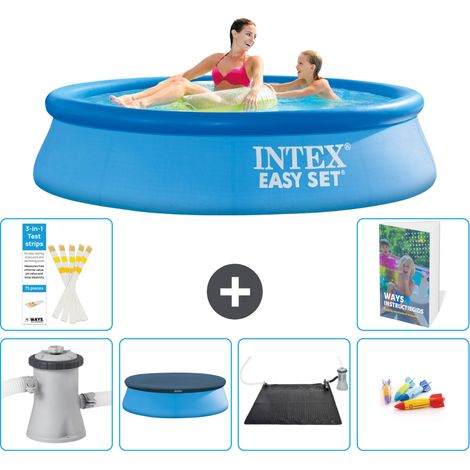 Intex Piscine Easy Set Ronde - 244x61 cm - 7-pièces S211 (1/5)