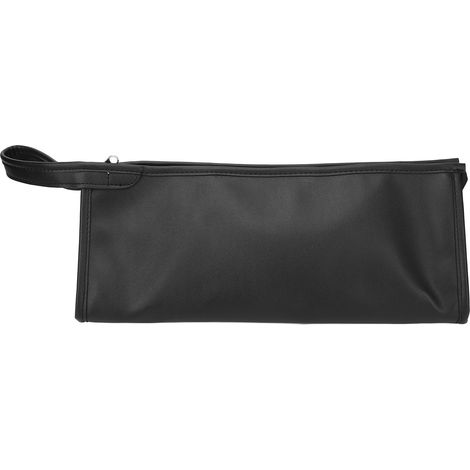 Sac de transport pour outils coiffure en PU, étanche, rangement pour sèche-cheveux, fer à friser et lisseur, idéal pour voyage. (1/5)