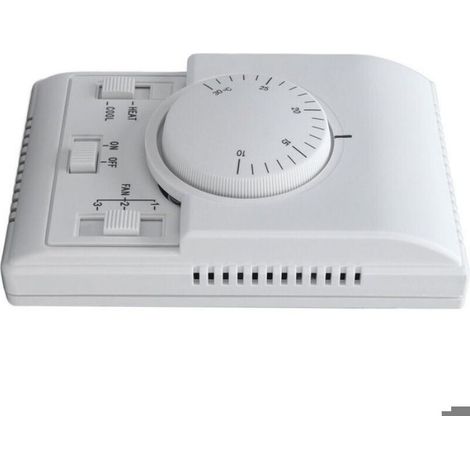 Thermostat Mécanique - 2 Voies - 110-220 V - Pour Climatisation Centrale - 1 Pièce (1/4)