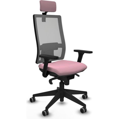 Piqueras y Crespo 3D066G2 Chaise de bureau rose confortable (1/3)