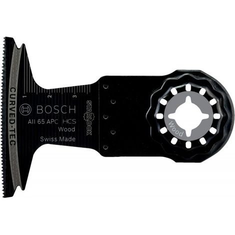 Hoja oblicua HCS AIZ 65 BC wood 40 x 65 mm - Bosch 2608662357