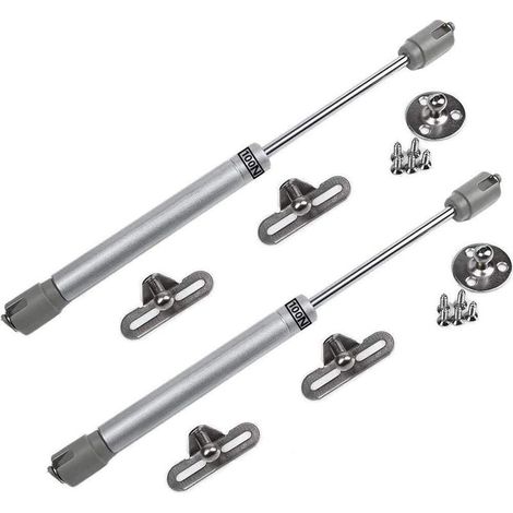 Amortisseurs à gaz 100NLot de 2 vérins hydrauliques pour meublesInstallation facile pour portes en bois et PVCCharge 100N (1/5)